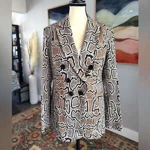 Cabi Double-Breasted Snake Jacket